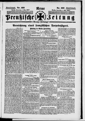 Neue preußische Zeitung on Mar 8, 1917