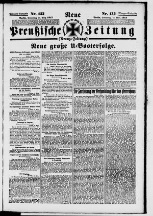 Neue preußische Zeitung vom 15.03.1917