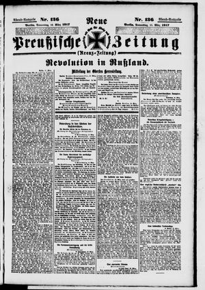 Neue preußische Zeitung vom 15.03.1917