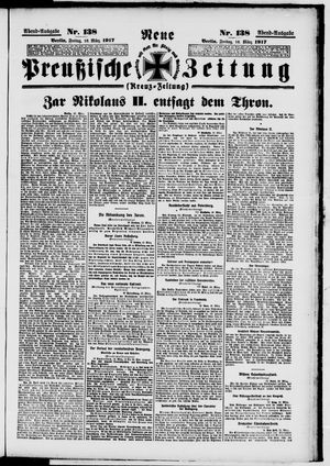 Neue preußische Zeitung vom 16.03.1917