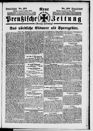 Neue preußische Zeitung vom 25.03.1917