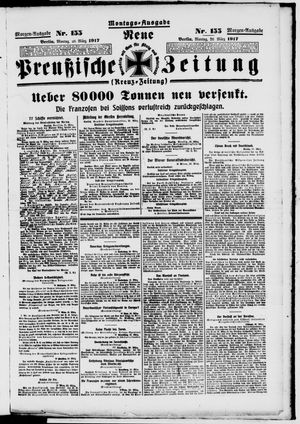 Neue preußische Zeitung on Mar 26, 1917