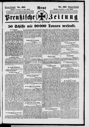 Neue preußische Zeitung vom 31.03.1917