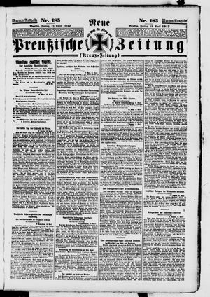 Neue preußische Zeitung vom 13.04.1917
