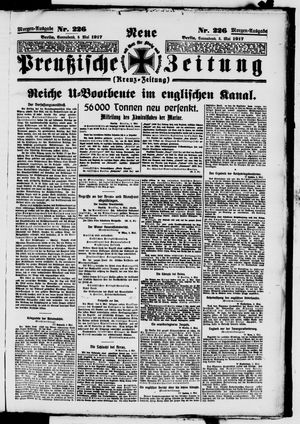 Neue preußische Zeitung vom 05.05.1917