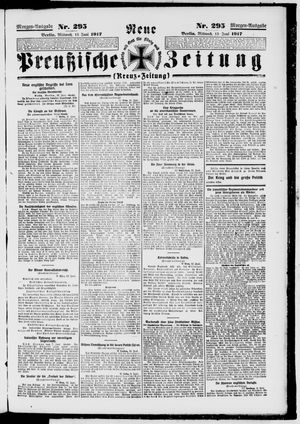 Neue preußische Zeitung on Jun 13, 1917