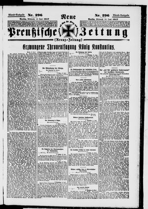 Neue preußische Zeitung on Jun 13, 1917