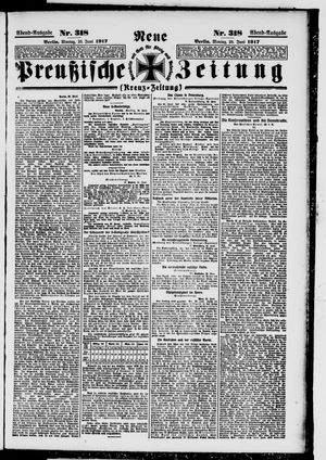 Neue preußische Zeitung vom 25.06.1917