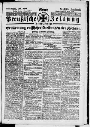Neue preußische Zeitung vom 07.08.1917