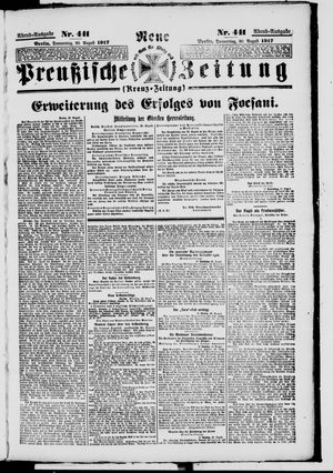 Neue preußische Zeitung vom 30.08.1917
