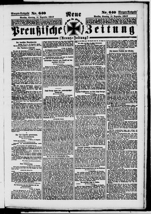 Neue preußische Zeitung vom 16.12.1917