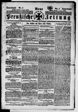 Neue preußische Zeitung vom 01.01.1918