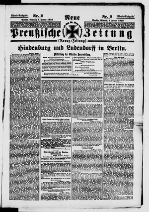 Neue preußische Zeitung vom 02.01.1918