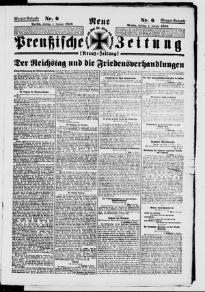 Neue preußische Zeitung vom 04.01.1918
