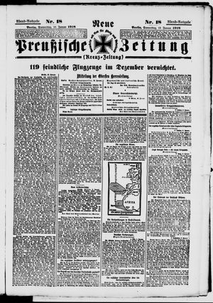Neue preußische Zeitung vom 10.01.1918