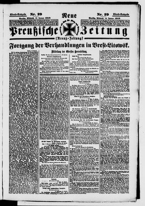 Neue preußische Zeitung vom 16.01.1918