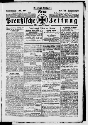 Neue preußische Zeitung vom 28.01.1918