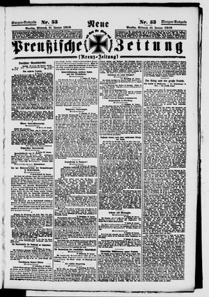 Neue preußische Zeitung vom 30.01.1918