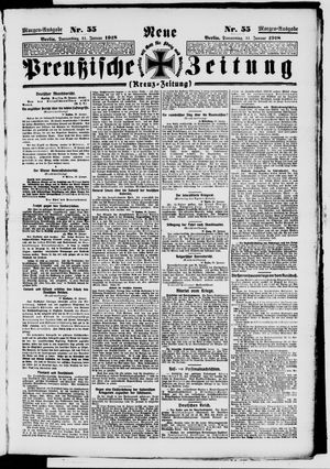 Neue preußische Zeitung vom 31.01.1918