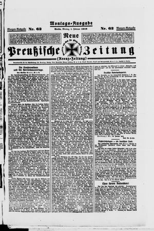 Neue preußische Zeitung vom 04.02.1918