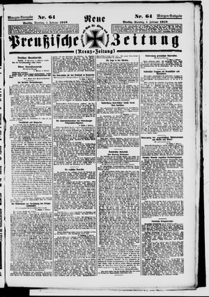 Neue preußische Zeitung vom 05.02.1918
