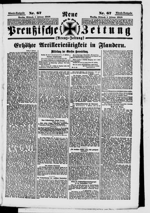Neue preußische Zeitung vom 06.02.1918