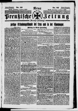 Neue preußische Zeitung vom 14.02.1918