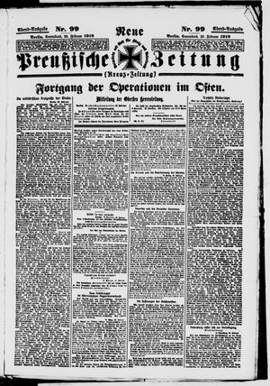 Neue preußische Zeitung vom 23.02.1918