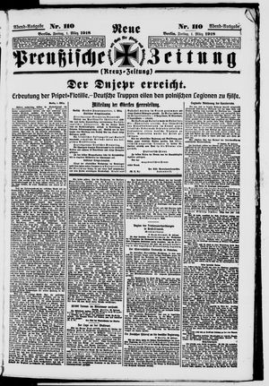 Neue preußische Zeitung vom 01.03.1918