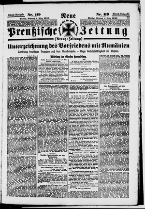Neue preußische Zeitung vom 06.03.1918