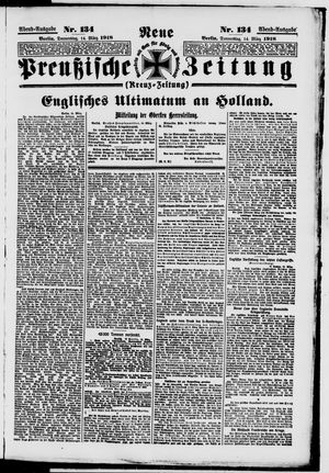 Neue preußische Zeitung vom 14.03.1918