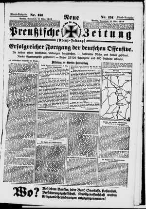 Neue preußische Zeitung vom 23.03.1918