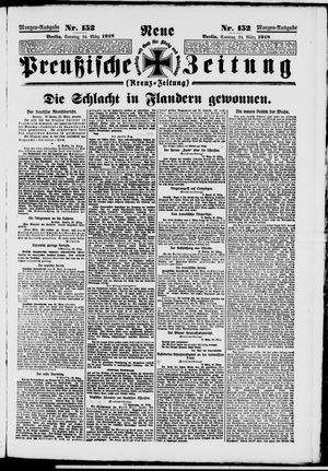 Neue preußische Zeitung vom 24.03.1918