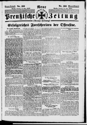 Neue preußische Zeitung vom 26.03.1918