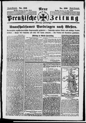 Neue preußische Zeitung vom 26.03.1918