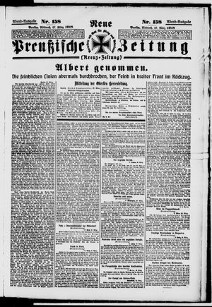 Neue preußische Zeitung vom 27.03.1918