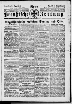 Neue preußische Zeitung vom 31.03.1918