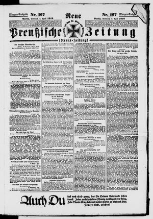 Neue preußische Zeitung vom 03.04.1918