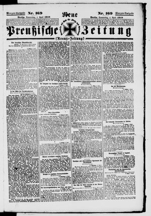 Neue preußische Zeitung vom 04.04.1918