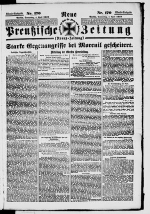 Neue preußische Zeitung vom 04.04.1918