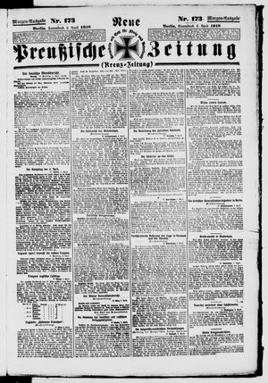 Neue preußische Zeitung vom 06.04.1918