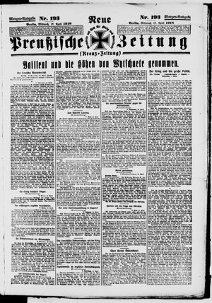 Neue preußische Zeitung vom 17.04.1918