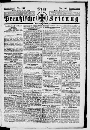 Neue preußische Zeitung vom 19.04.1918