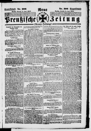 Neue preußische Zeitung vom 24.04.1918