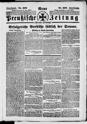 Neue preußische Zeitung vom 25.04.1918