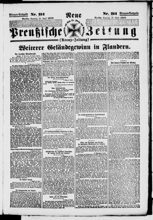 Neue preußische Zeitung vom 28.04.1918