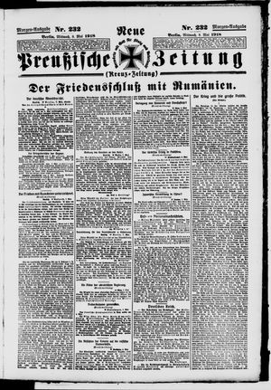 Neue preußische Zeitung vom 08.05.1918