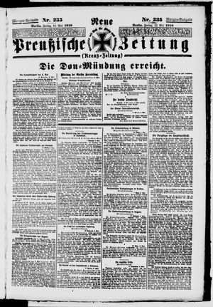 Neue preußische Zeitung vom 10.05.1918