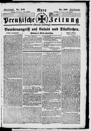 Neue preußische Zeitung vom 15.05.1918