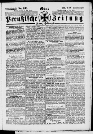 Neue preußische Zeitung vom 17.05.1918